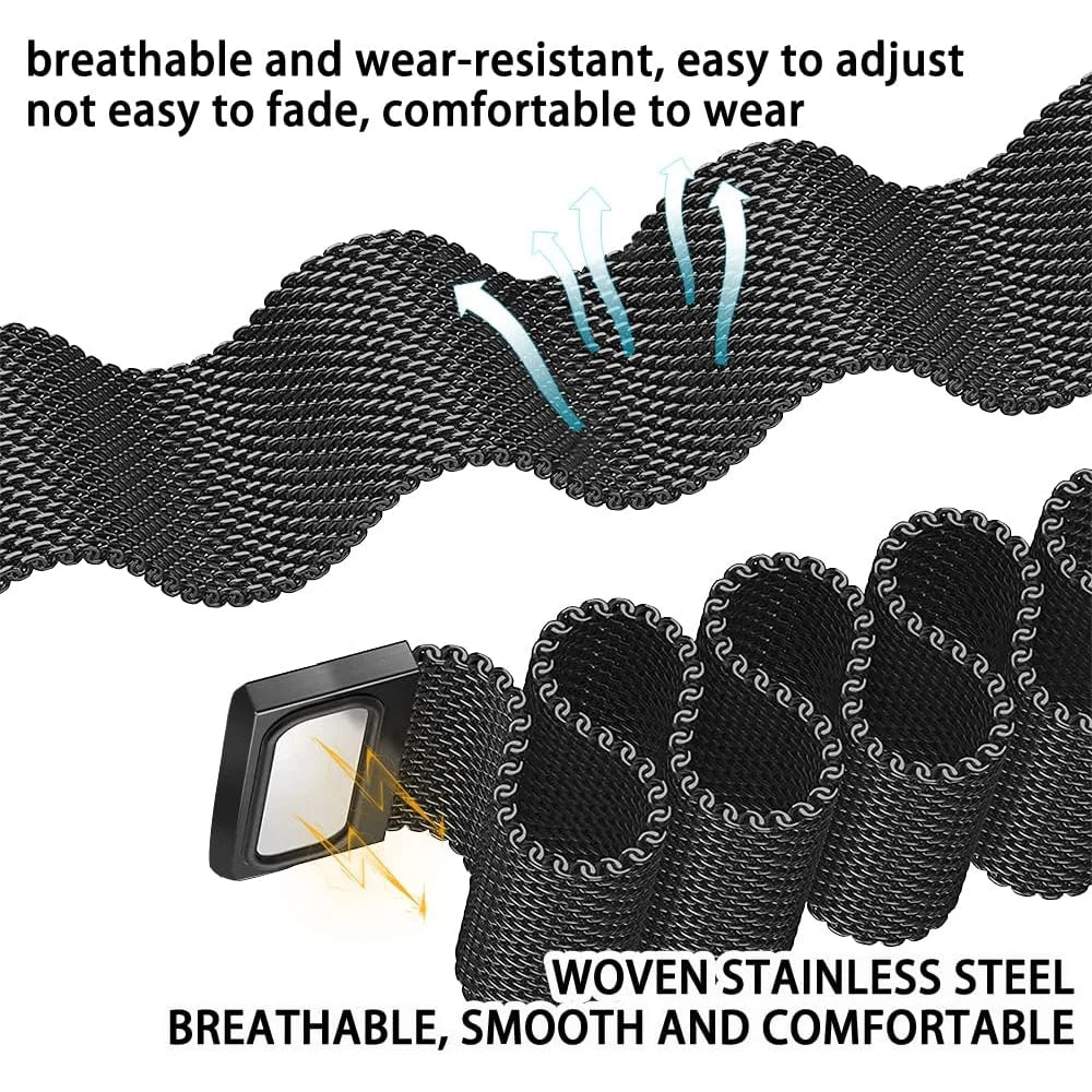 Magnetic Straps for mi band 10 miband 10 nfc Watch accessories Stainless Steel belt correa bracelet for Xiaomi mi band 10 bands