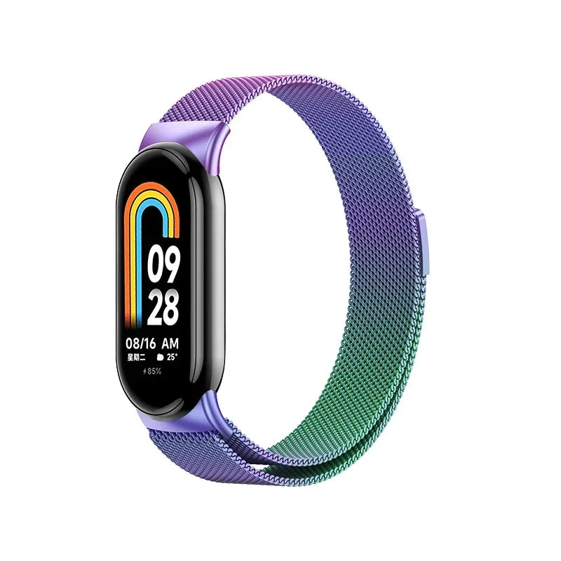 Milanese Loop for Xiaomi Mi Band 8 9 10 Strap Global Version Accessories Smartwatch Bracelet Pulseira Correa Miband 10 Watchband