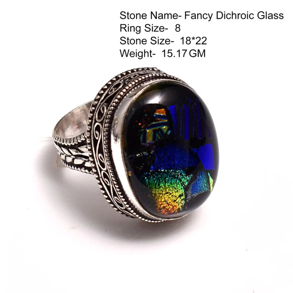 Women Lapis Lazuri Labradorite Ring