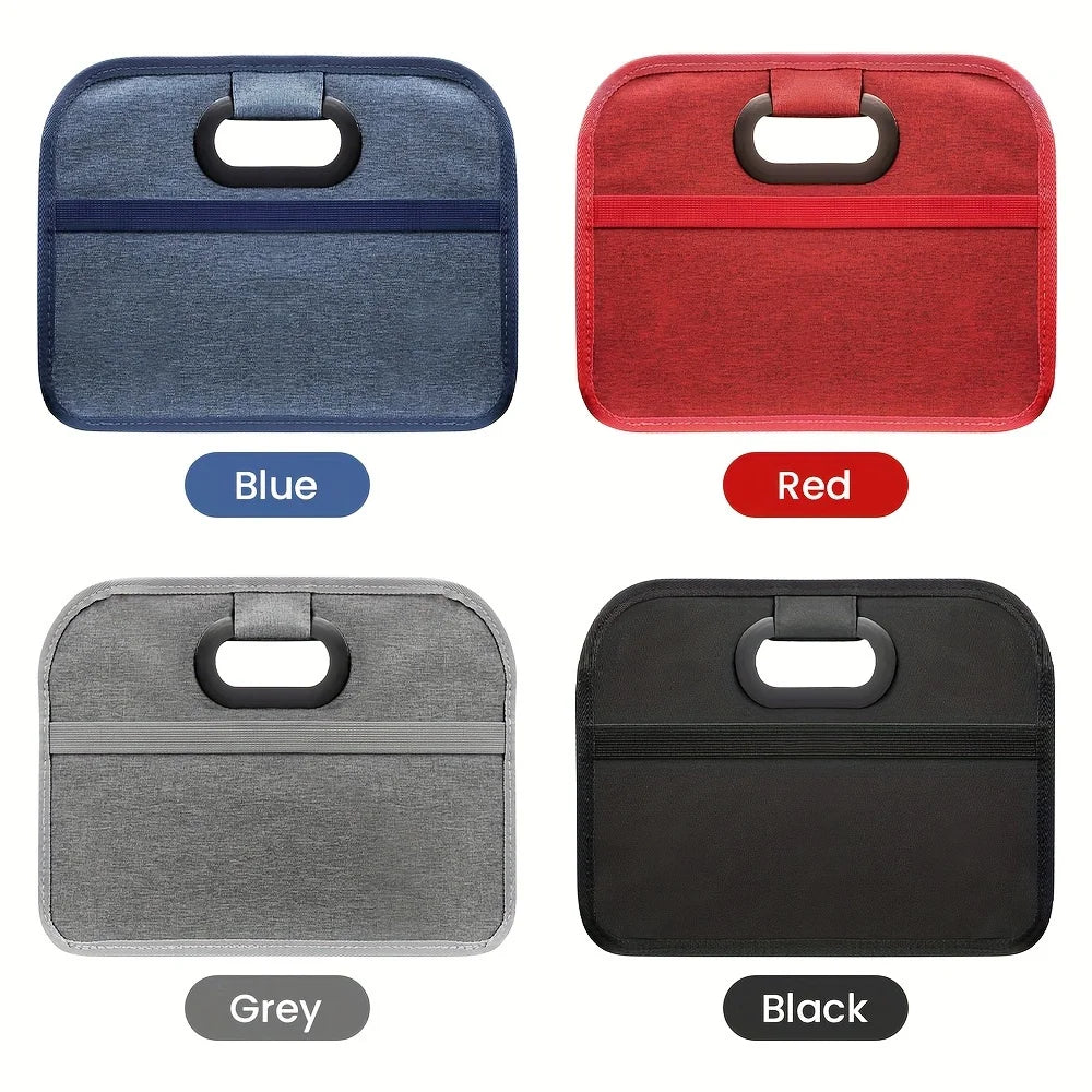 Car Trunk Organizer, Collapsible Compartment Car Organizer, Space-Saving, Foldable Waterproof for All Cars, SUVs, Mini-Vans