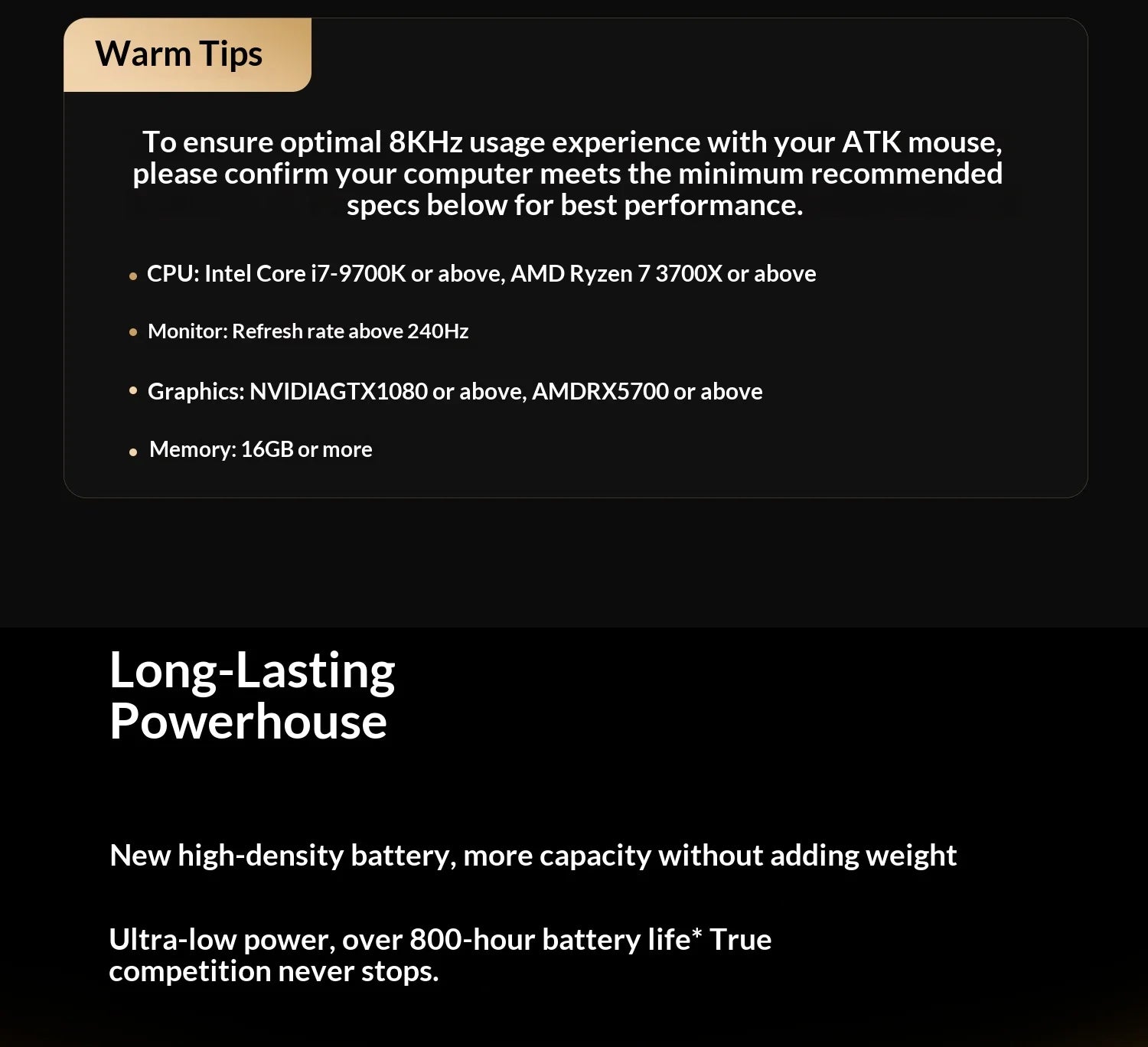 ATK DragonFly A9 Air Ultimate Wireless Gaming Mouse PAW3950 Ultra 42000DPI 750IPS 8KHz RGB Ergonomic For Windows MacOs PC Gifts