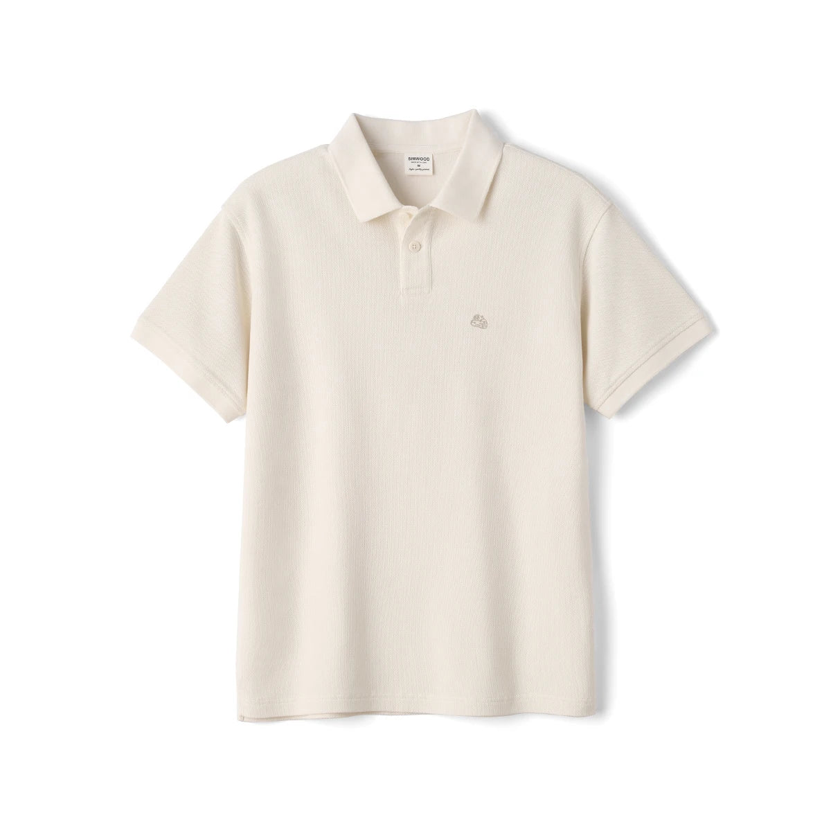 SIMWOOD 2026 Summer New Oversize Polo Shirts Men Breathable Comfortable Moisture-Wicking T-shirt Tops