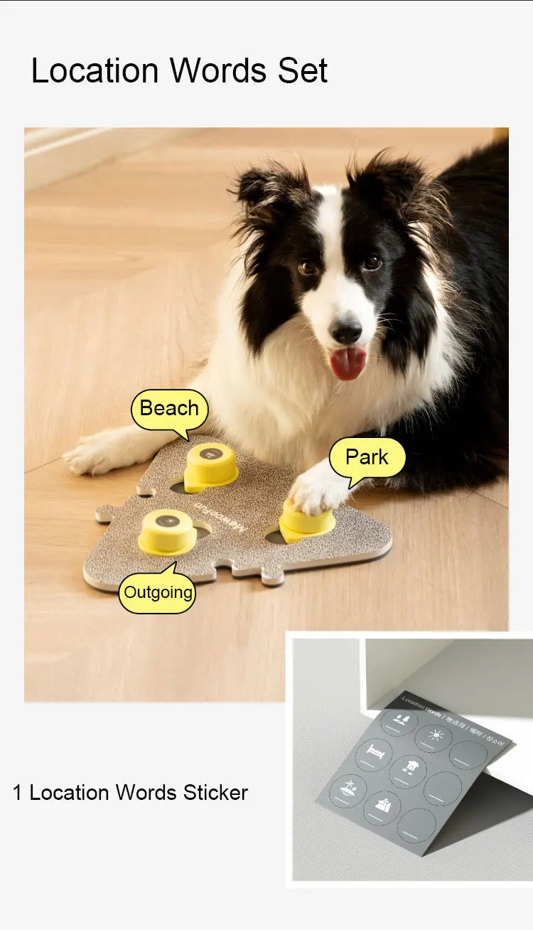 Pet Training Communication Talking Tools Voice Record Cats Dogs Press Buzzer Button Toy Pet Speaking Toys