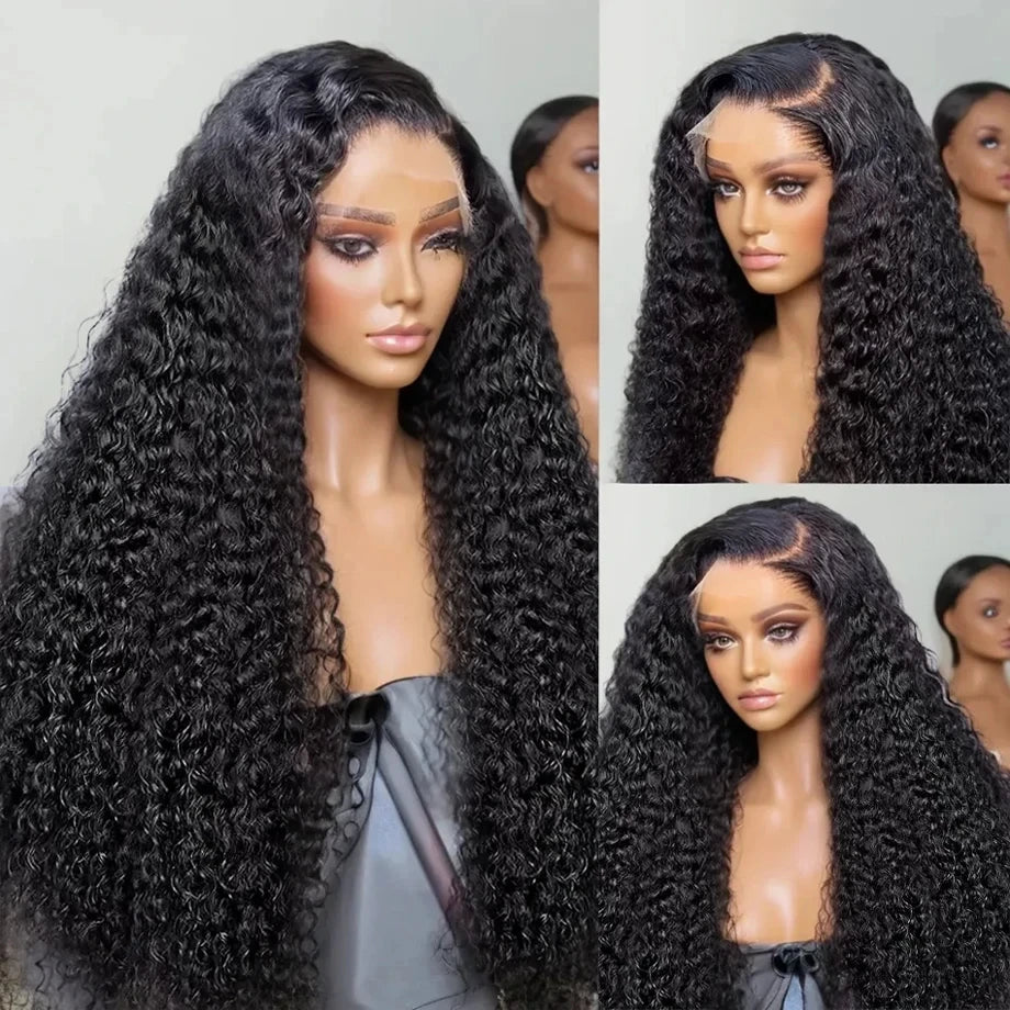 SoGreat 360 Hd Full Lace Wig Human Hair Glueless Wig Pre Cut Lace 200 Density Deep Curly 360 Lace Front Wig Preplucked For Women