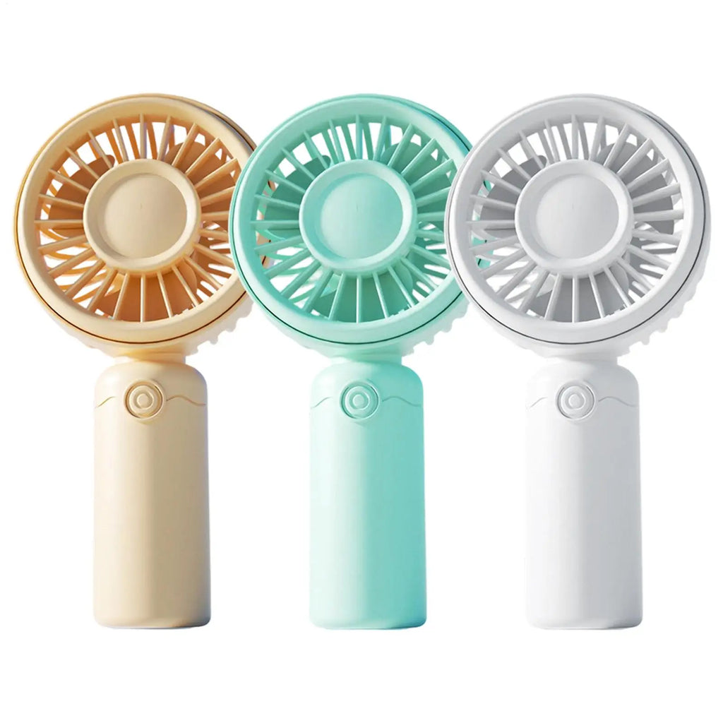 Portable Fan 3 Speed Adjustable Quiet USB Rechargeable Personal Hand Held Fan for Indoor Outdoor Home Office School Travel