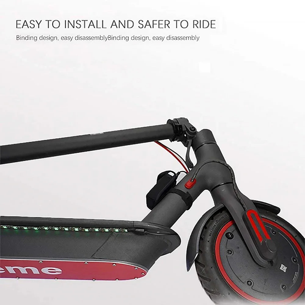 Waterproof Scooter LED Strip Skateboard Bike Flexible Diode Tape Electric Scooter Safety Night Riding Light Lamp Christmas Gift