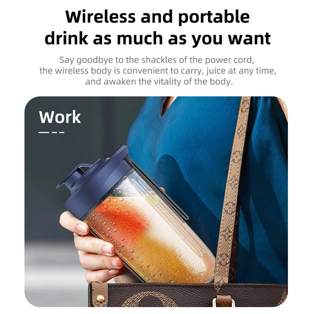 Premium Portable Electric Smoothie Blender