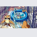 Diy Pokemon Playmat - Self Made New Gengar Dragonite Squirtle Charmander Bulbasaur Battle Card Mat Rubber Anti-slip Mouse Pad