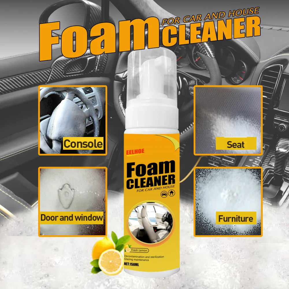 Multi-purpose Foam Cleaner Anti-aging Cleaning Automoive Seat Interior Auto Accessories Wash Surfaces Foam Cleaner