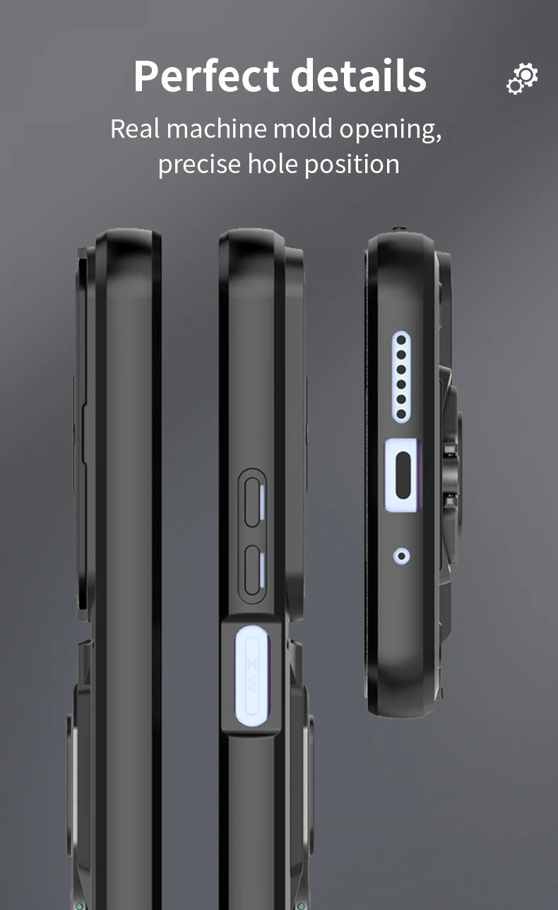 For Xiaomi Redmi 15 4G 171mm Case Slide Camera Protect Phone Case For Redmy 15 Redmi15 4G Magnetic Ring Holder Armor Back Cover