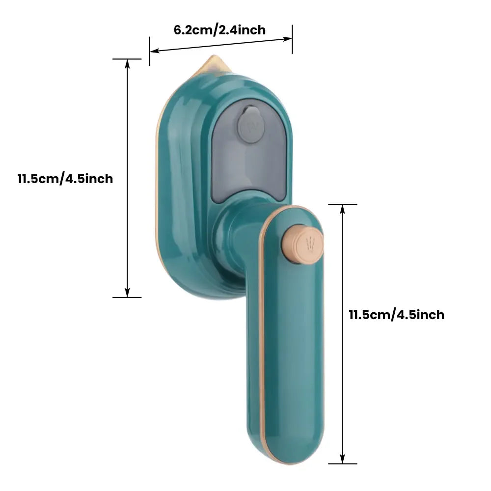 Mini Handheld Steam Iron 170° Rotating High-Temperature 180°C Portable Garment Steamer Wet & Dry Ironing Machine for Home&Travel