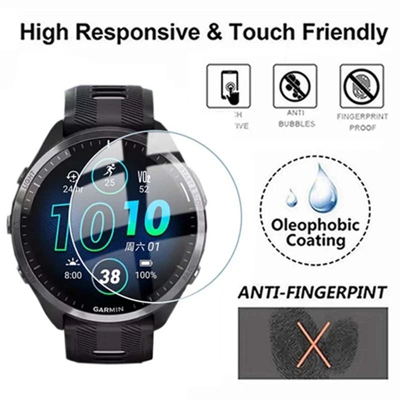 For Garmin Forerunner 955 165 255 945 745 735 245 55 Screen Protector Tempered Glass for Garmin Fenix 7 7X 7S 6 6S 6X Pro Film