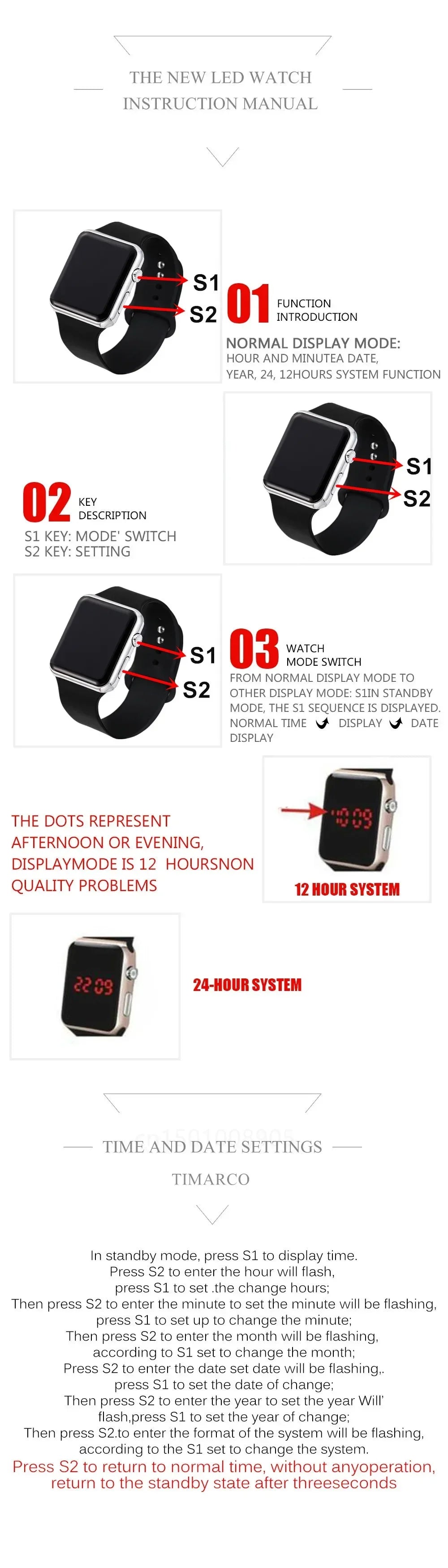 Fashion Digital Watches For Women Men Simple Square Sports LED Wristwatches Silicone Strap Casual Electronic Clock Reloj Hombre