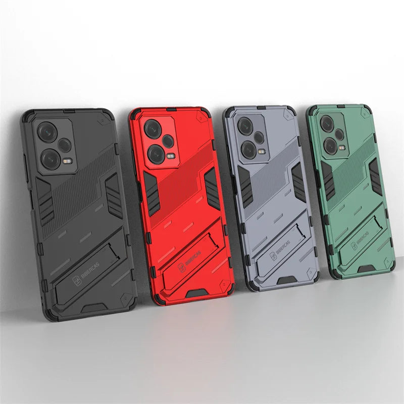 For Xiaomi Redmi Note 12 Pro 5G Case Magnetic Bracket Stand Holder Armor Phone Cases For Redmi Note12 Pro + Plus Back Cover