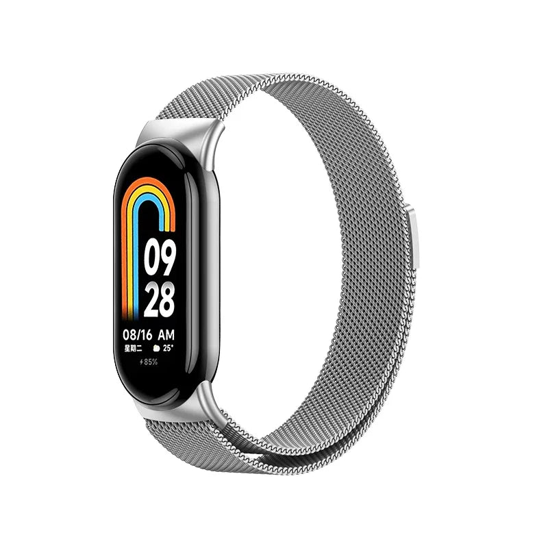 Milanese Loop for Xiaomi Mi Band 8 9 10 Strap Global Version Accessories Smartwatch Bracelet Pulseira Correa Miband 10 Watchband