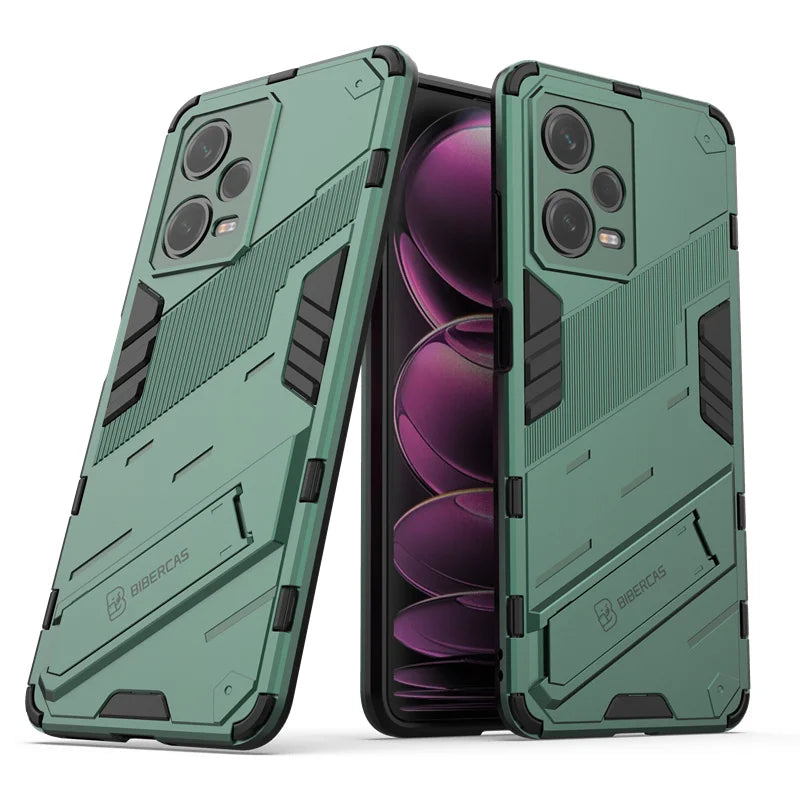 For Xiaomi Redmi Note 12 Pro 5G Case Magnetic Bracket Stand Holder Armor Phone Cases For Redmi Note12 Pro + Plus Back Cover