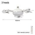 E27 LED Ceiling Fan Light with Remote Control Dimmer Function 50 60W Ceiling Light Drone Shaped Fan Light for  lighting