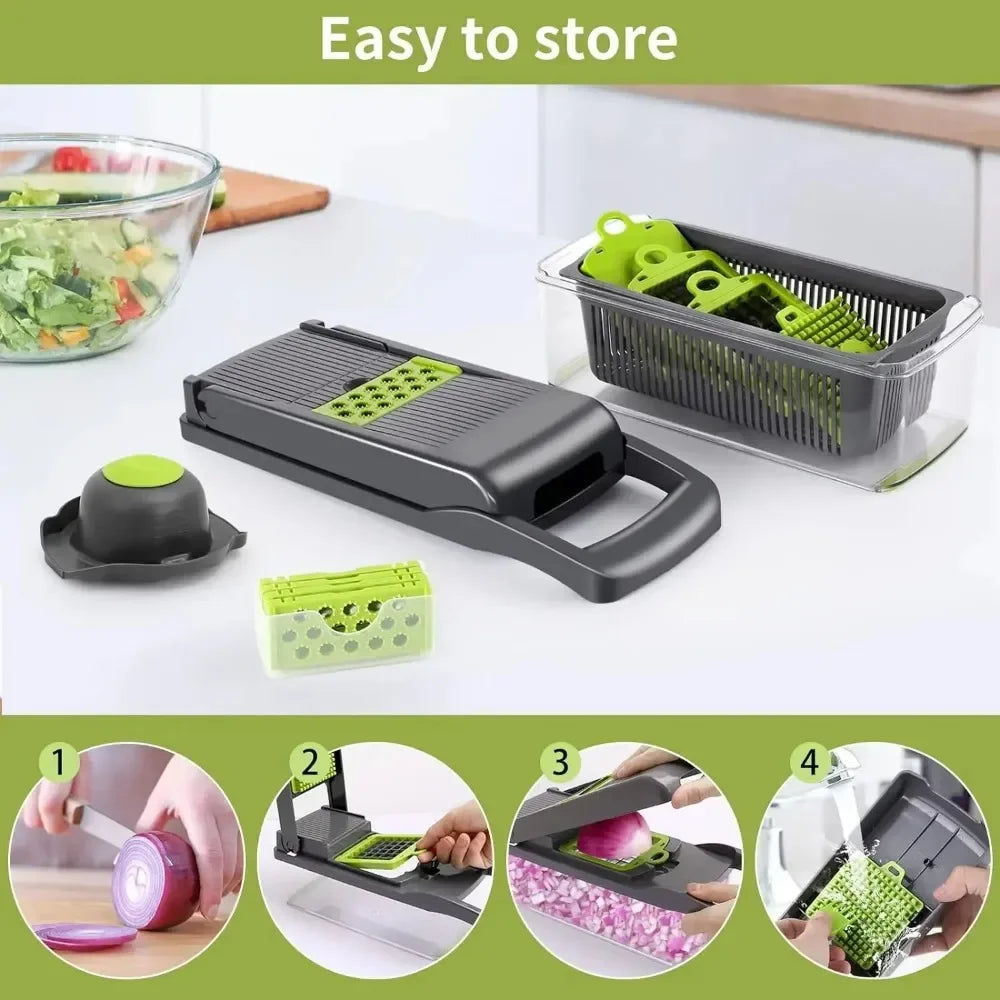 Premium Food Chopper with Container