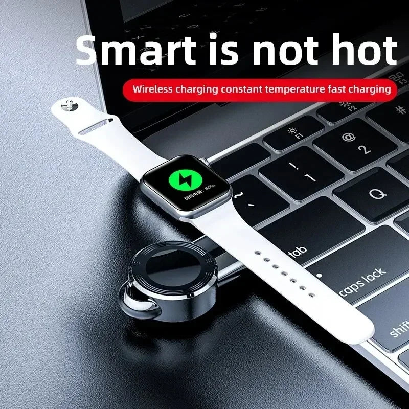 Fast Magnetic Watch Wireless Charger For Apple Watch 9 8 7 6 5 4 3 SE Ultra 2 IWatch Dock Adapter Portable USB Charging Station