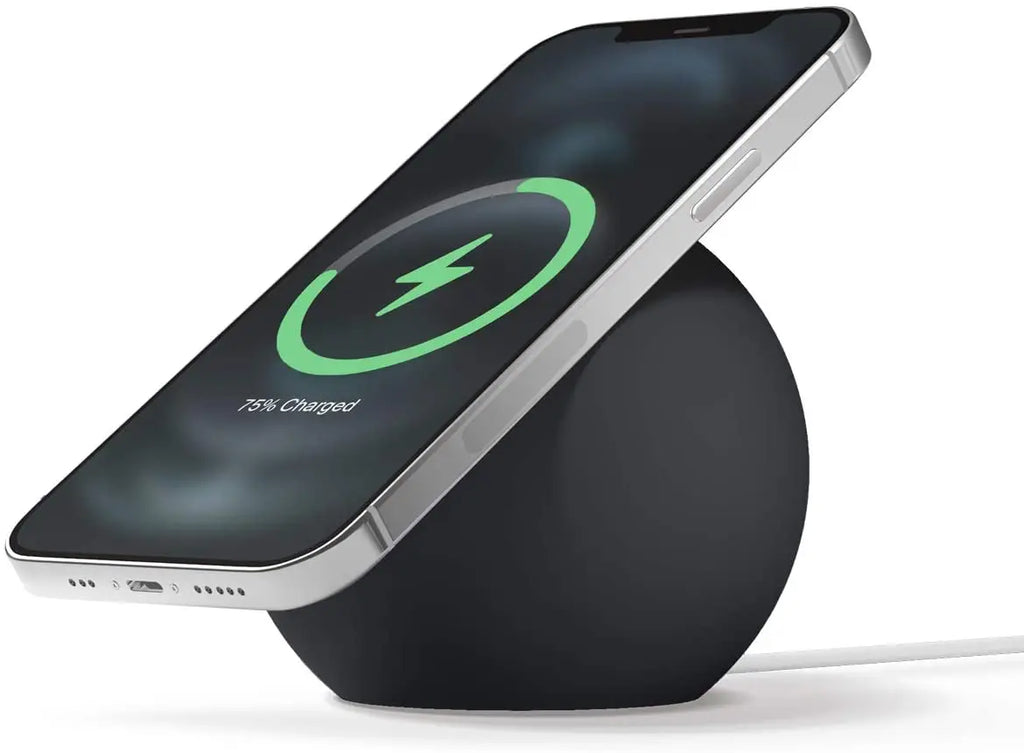 Desk Ball Shape Magnetic Silicone Charging Desk Holder Stand For iPhone 17 16 15 14 13 12 Pro Max Phone Charger Dock Accessories
