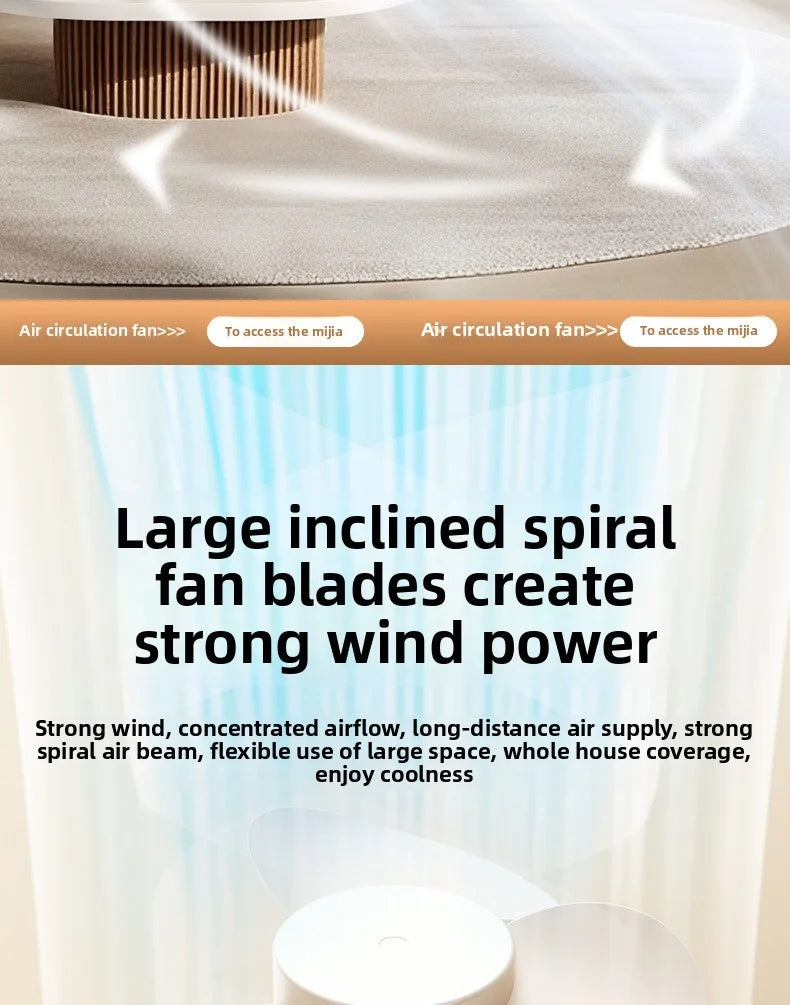 Cordless Electric Fan 3600mah Wireless Portable Air Circulator Fan Desktop Wall Ceiling Air Cooling Cooler Quiet Ventilator