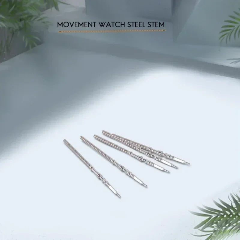 10Pcs /5Pcs  Movement Watch Steel Stem Crown Kit Watch Of Parts for NH35 NH36 NH38 NH39 Movement Watch Stem Spare Parts