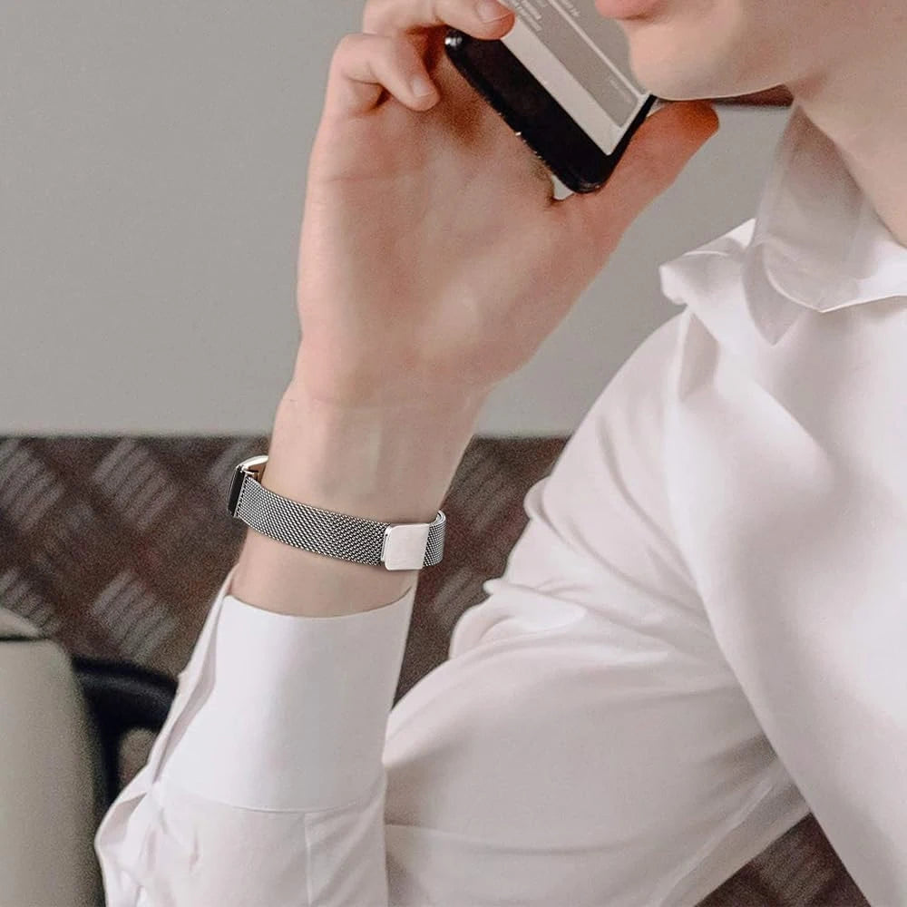 Magnetic Straps for mi band 10 miband 10 nfc Watch accessories Stainless Steel belt correa bracelet for Xiaomi mi band 10 bands