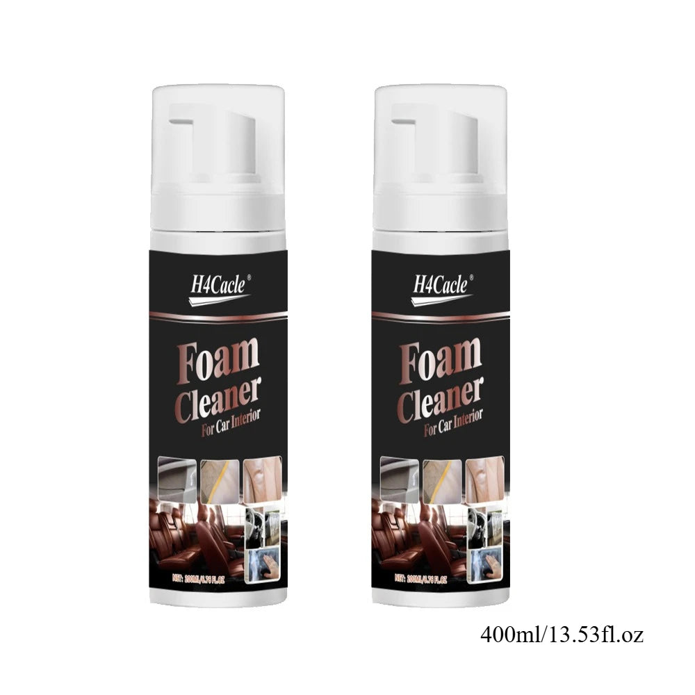 Multifunctional Foam Cleaner Car Interior Stain Removal and Cleaning Leather Seat Home Foam Cleaner Spray Maintenance Wash