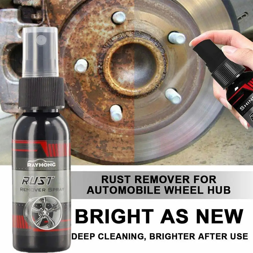30ML Multi Purpose Rust Remover Spray Metal Surface Paint Cleaning Maintenance Super Remover Car Cleaner Powder Iron Rust E1F2