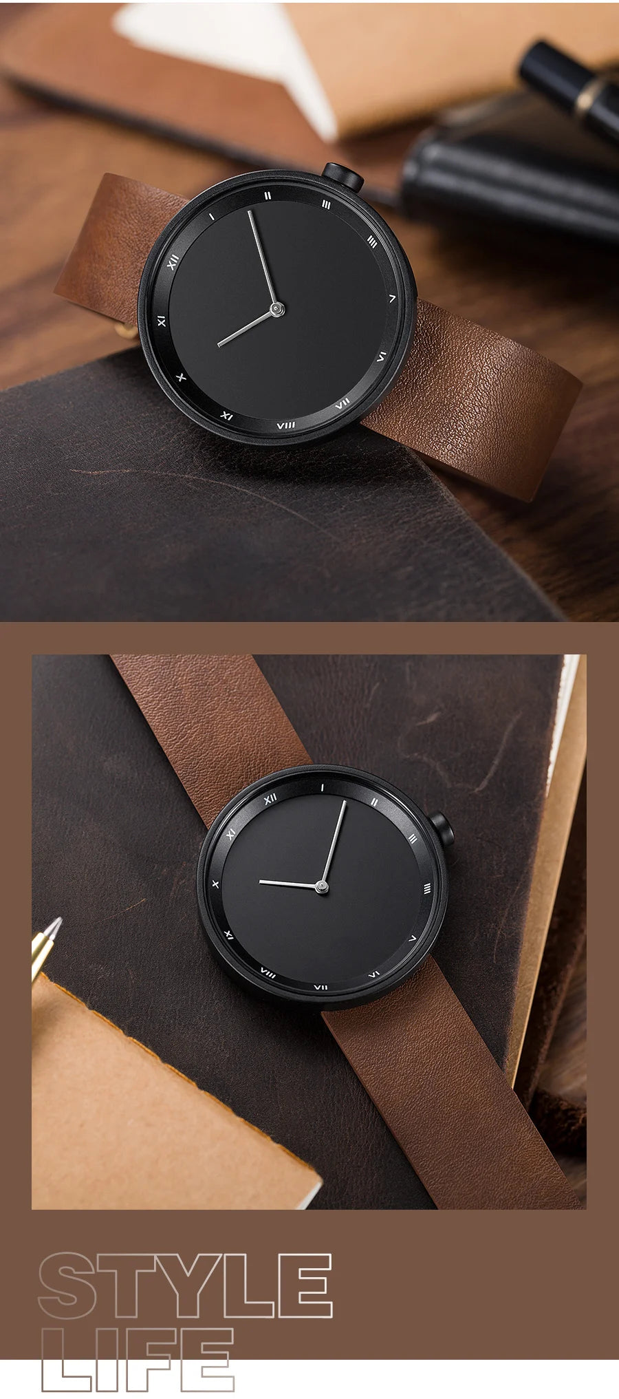YAZOLE Watch Men New Simple Men Quartz Wristwatches Leather Waterproof Wrist Watches For Men Fashion Reloj Hombre 2022