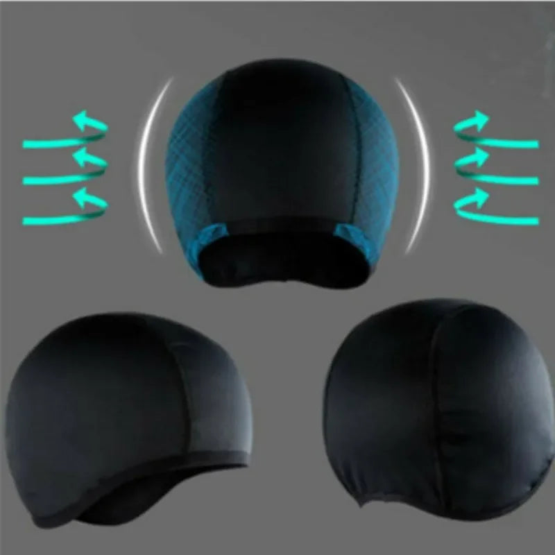 Motorcycle Helmet Inner Cap Hat Quick Dry Breathable Hat Racing Cap Under Helmet Beanie Cap Motocross Motor Helmet Sport Hat