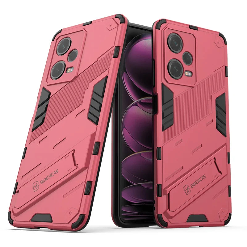 For Xiaomi Redmi Note 12 Pro 5G Case Magnetic Bracket Stand Holder Armor Phone Cases For Redmi Note12 Pro + Plus Back Cover