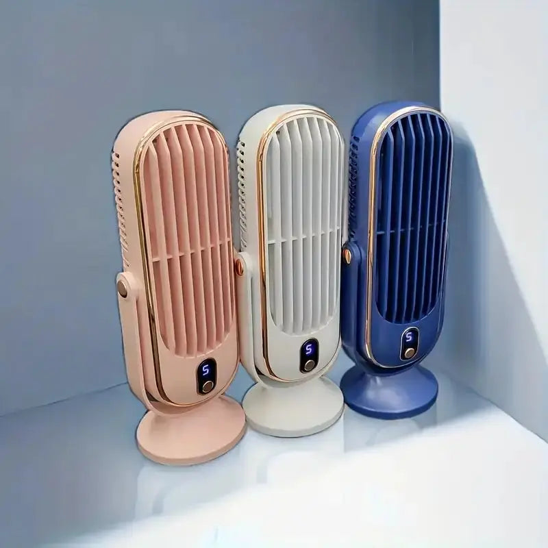 Portable USB Fan | 5 Speeds, 720° Swivel, Quiet Cool Breeze, Air Circulation, Indoor/Outdoor Use, Ideal For Home, Office, Travel