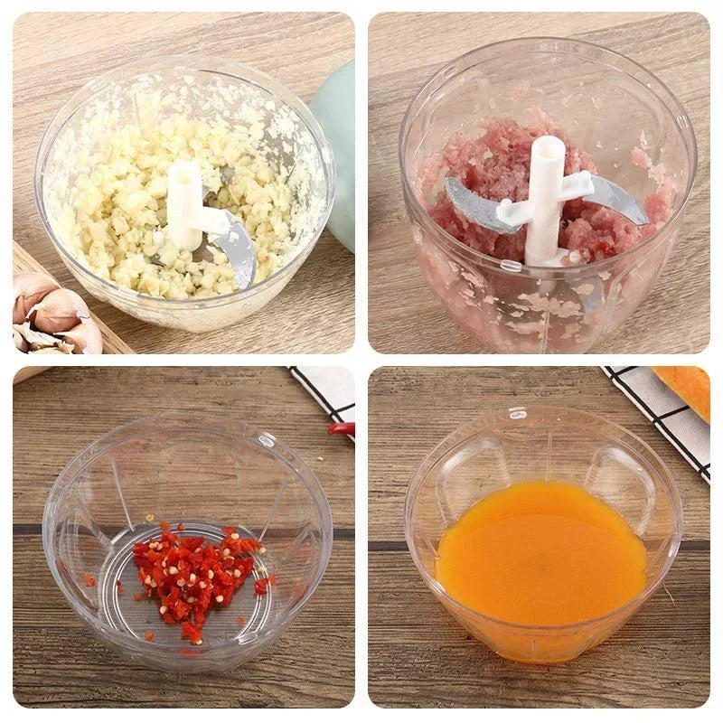 Multi-Purpose Manual Garlic Meat Chopper