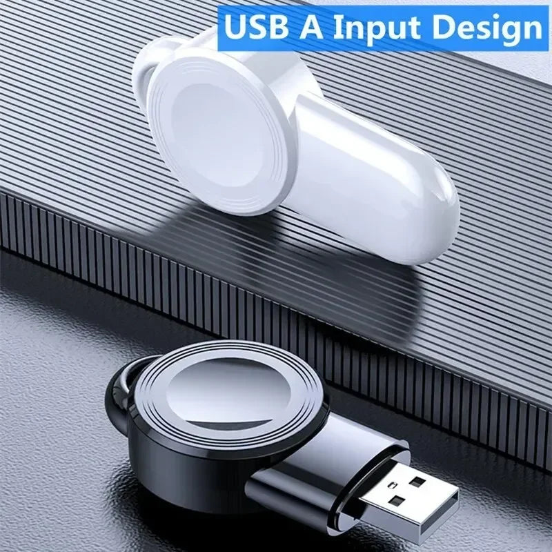 Fast Magnetic Watch Wireless Charger For Apple Watch 9 8 7 6 5 4 3 SE Ultra 2 IWatch Dock Adapter Portable USB Charging Station