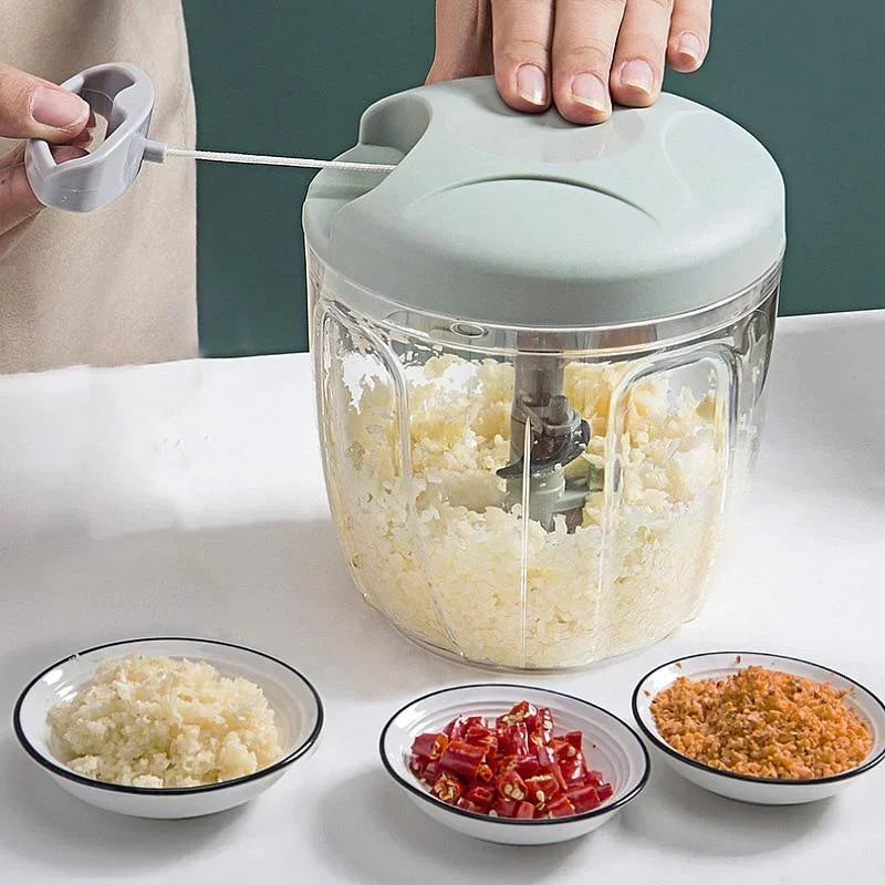 Multi-Purpose Manual Garlic Meat Chopper