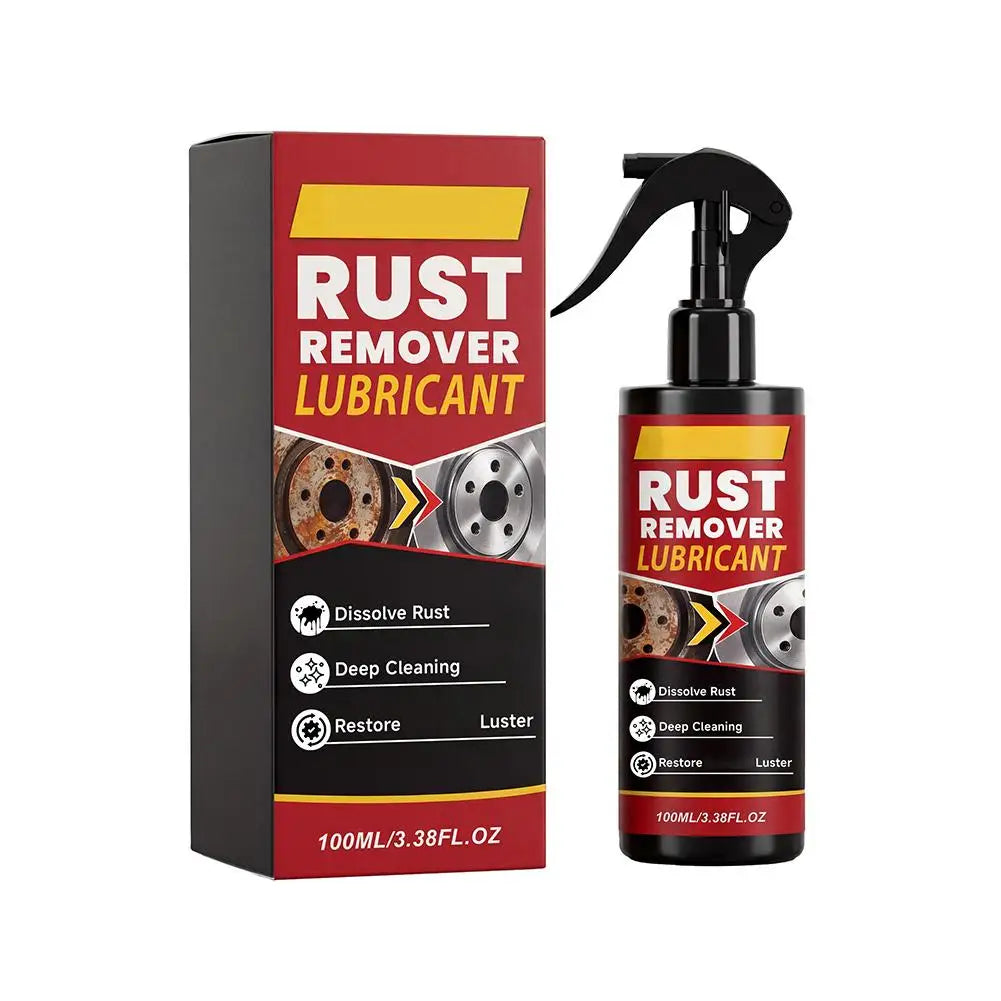 100ml Heavy-Duty Rust Remover Spray Deep Cleaning Rust Remover Lubricant For Metal Surfaces Restoration Multi-purpos Car Gadgets