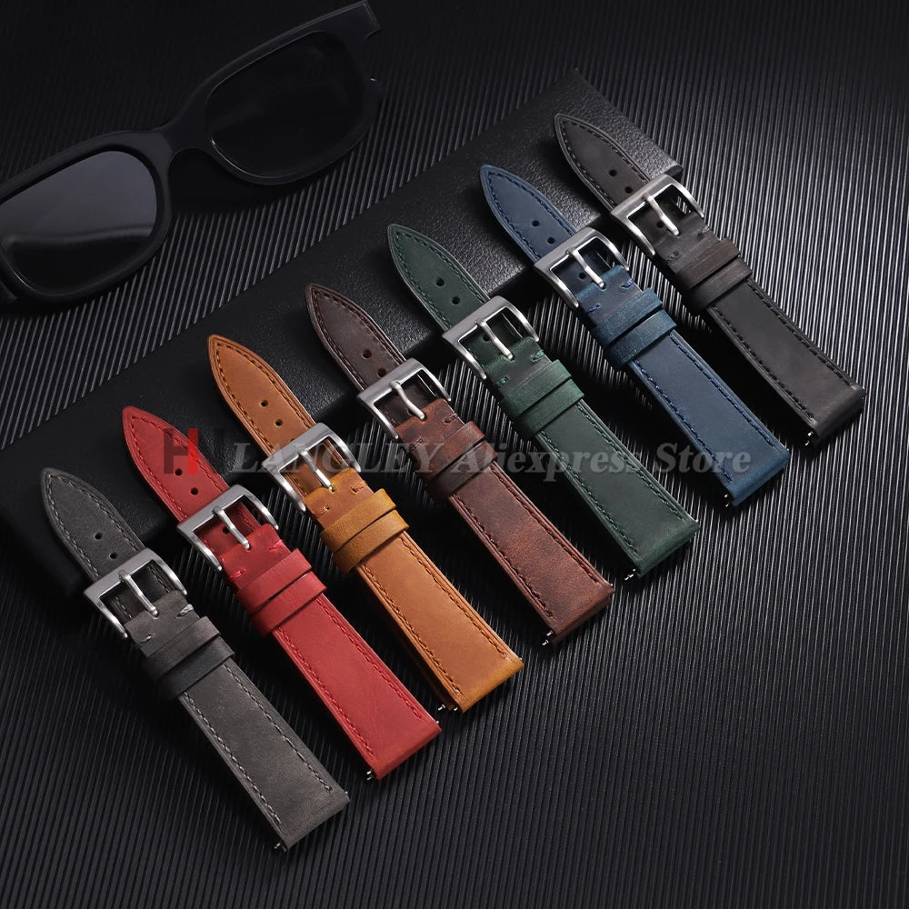 Genuine Cowhide Watch Strap 18mm for Casio for F91W W-800H SGW400 F84 F105/108 A158/168 AE1200/1300 Men Sport Wristband Bracelet