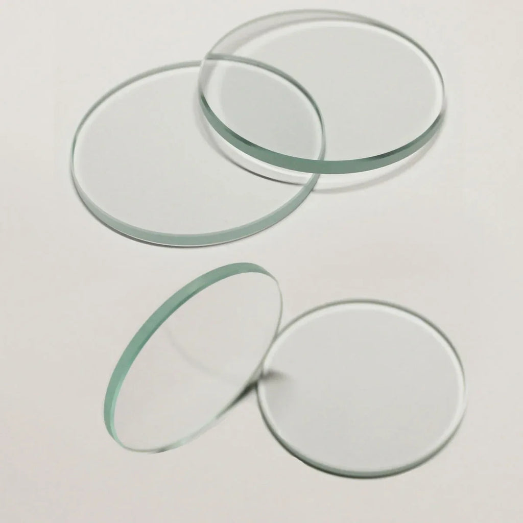 2pcs 3mm Thick Watch Crystal Mineral Glass Mirror Watch Parts 25mm - 40mm Diameter Round Watch Glass Watch Repair Tools