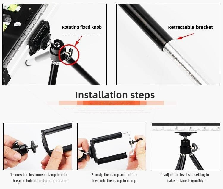 4 in 1 Measure Infrared Laser Level Machine Self Leveling for Woodworking Tools with Cross Line and Solo Leveling