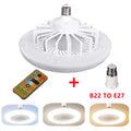 30w Ceiling Fan With Lighting Lamp E27 Converter Base With Remote Control For Bedroom Living Home Silent AC 85-265v