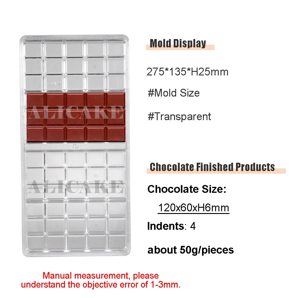 Chocolate Mold Polycarbonate Sphere Diamond Chocolate Bonbons Candy Bar Bakery Confectionery Baking Pastry Tools