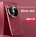 For VIVO X300 Pro X 300 Luxury Leather Plating Frame Case for VIVO X300pro Camera Protection Shockproof Bumper Cover Capa