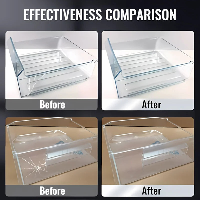Refrigerator Drawer Adhesive-Quick-Dry Strong Sealant for Cracks，Breaks,Anti， Easy Application,Durable Bonding,Freezer Resistant