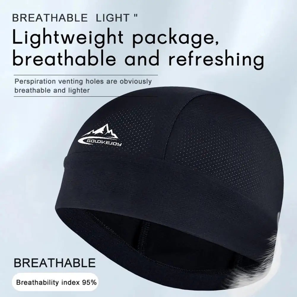 Cooling Cap Helmet Lining Breathable Sweat Wicking Cycling Sports Running Hat Comfortable Outdoor Hiking Cap Quick Dry Cap