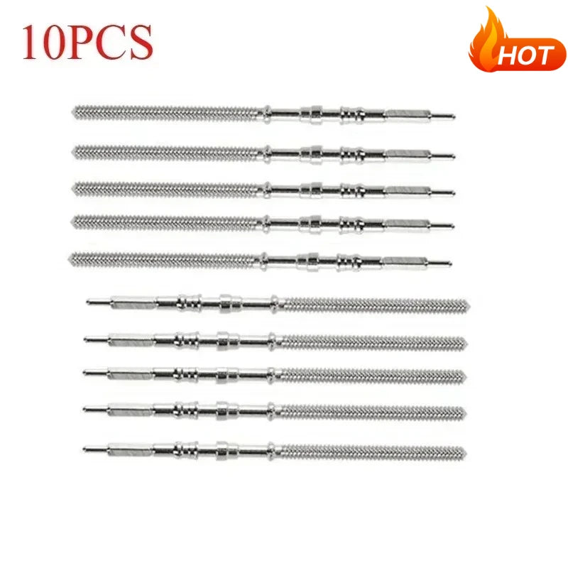 10Pcs /5Pcs  Movement Watch Steel Stem Crown Kit Watch Of Parts for NH35 NH36 NH38 NH39 Movement Watch Stem Spare Parts