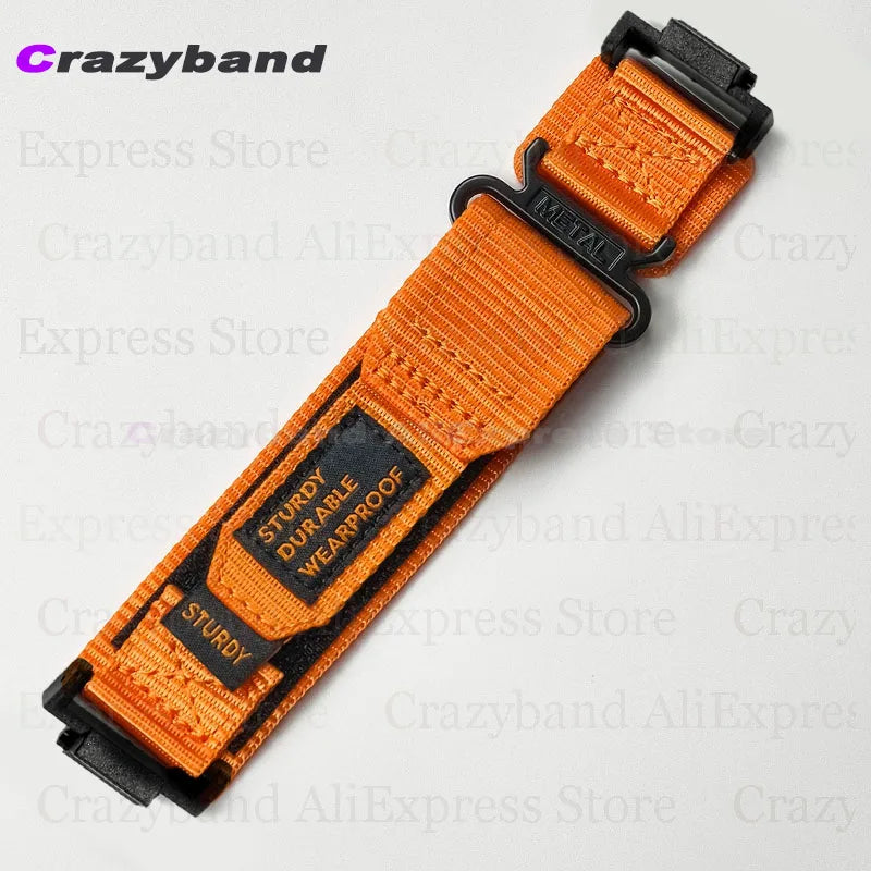 22mm Nylon Strap for Casio MDV-106 MDV-107 Watch Accessories Sport Watch Band Wrist for Men Women Bracelet High Quality Straps