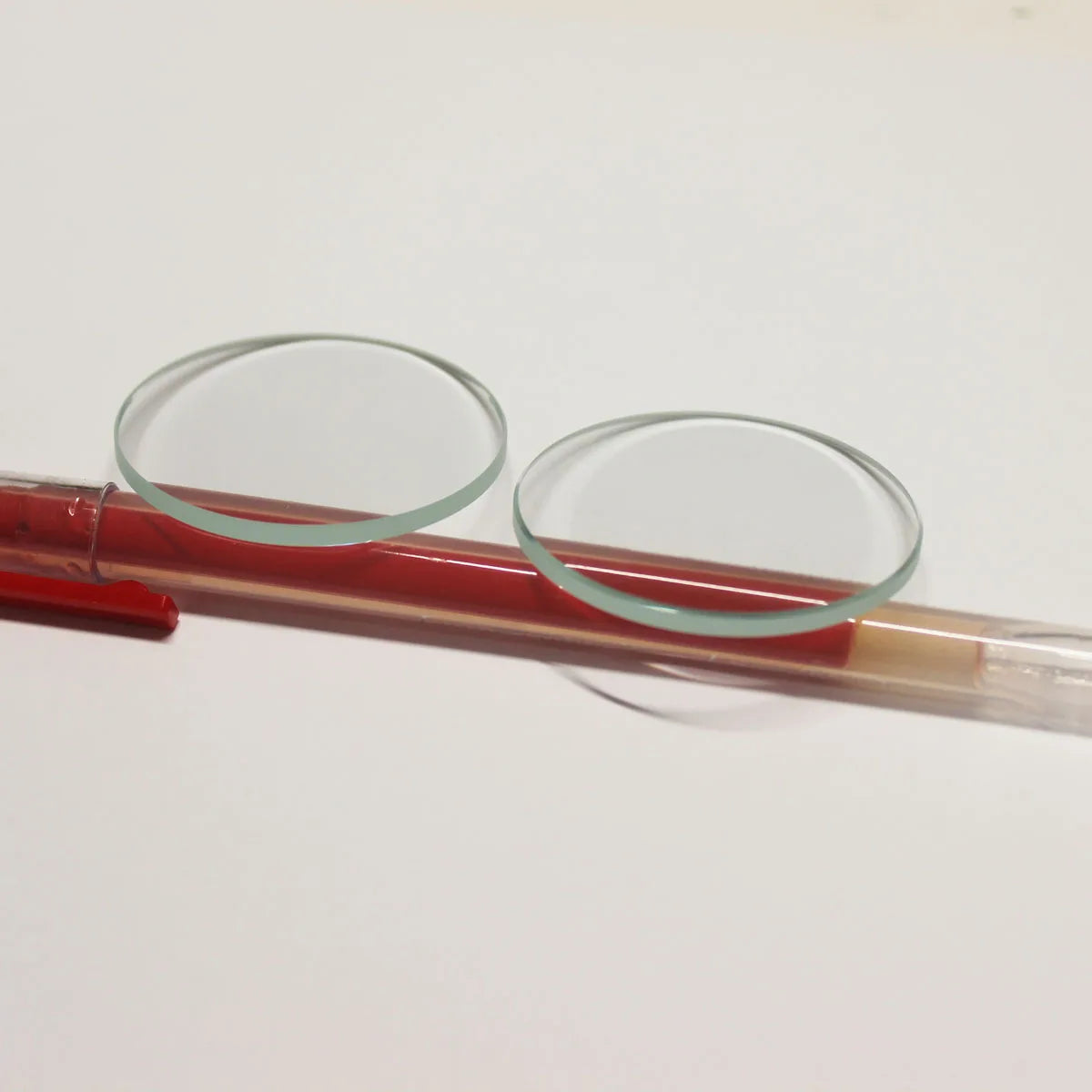2pcs 3mm Thick Watch Crystal Mineral Glass Mirror Watch Parts 25mm - 40mm Diameter Round Watch Glass Watch Repair Tools