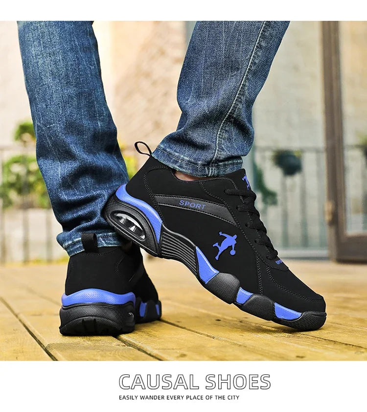 Fashion Men Professional Running Shoes Lightweight and Breathable Sneakers Lace Up Outdoor Sports Tennis Shoes New Casual Shoes