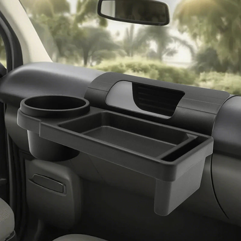 Car Organizer Box With Cup Holder Drink Holder Side Door Window Phone Slot Hanging Storage Rack For Vehicle Interior Accessories